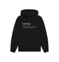 Black Printed Hoody Front
